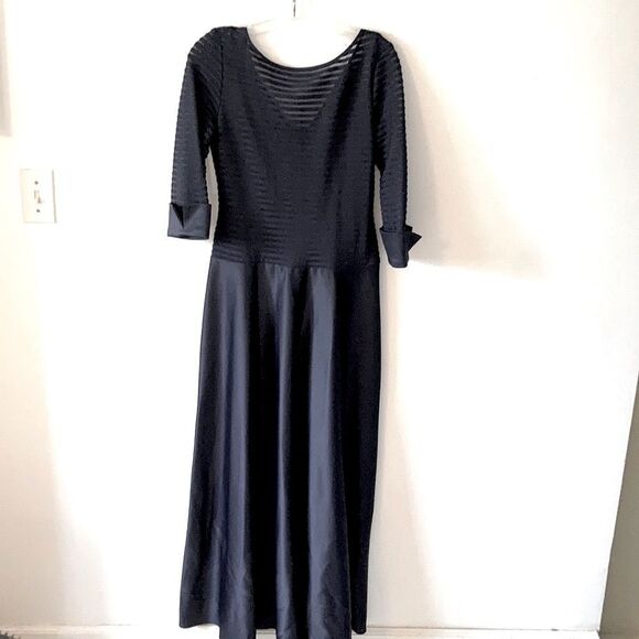 JS Collection navy evening gown - Picture 1 of 8